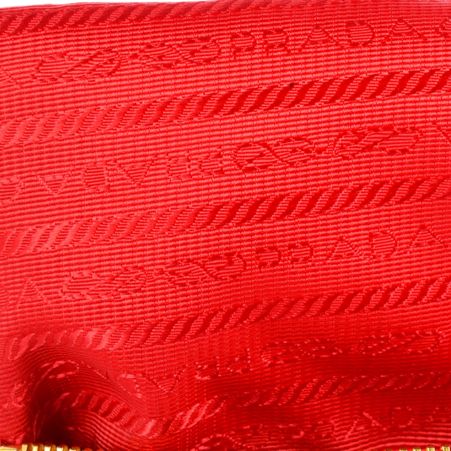 Nappa Dressy Gaufre Flap Bag Rosso