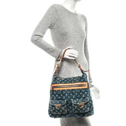 Louis Vuitton Denim Baggy GM Blue 2 of 7