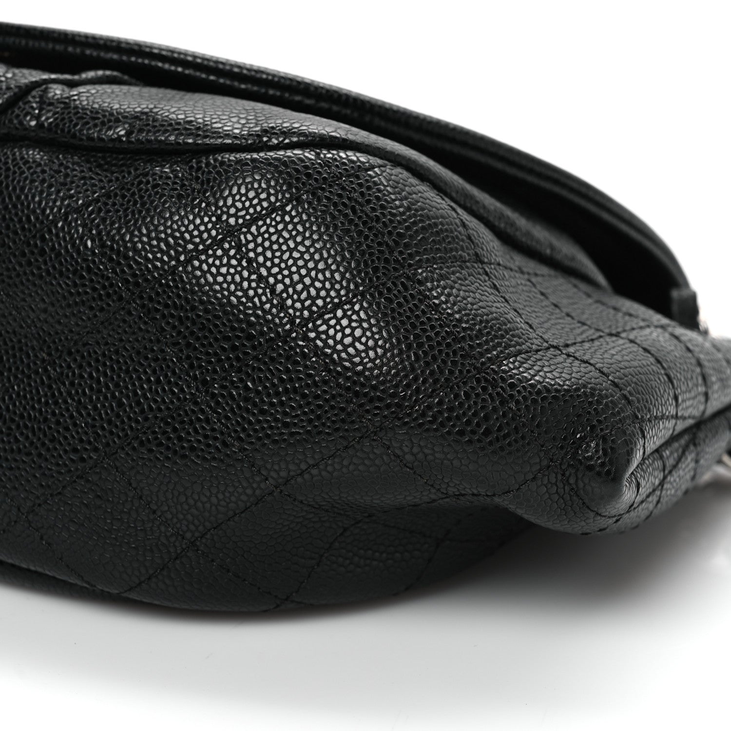 Chanel Caviar Half Moon Large Flap Black 10 of 11