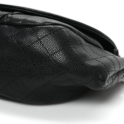 Chanel Caviar Half Moon Large Flap Black 10 of 11