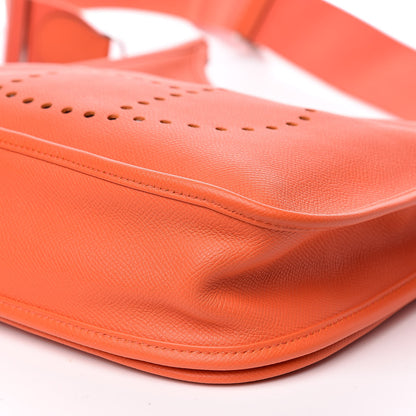Hermes Epsom Evelyne III PM Orange Poppy 9 of 9