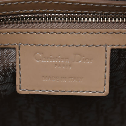 Christian Dior Patent Cannage Large Lady Dior Beige 6 of 10