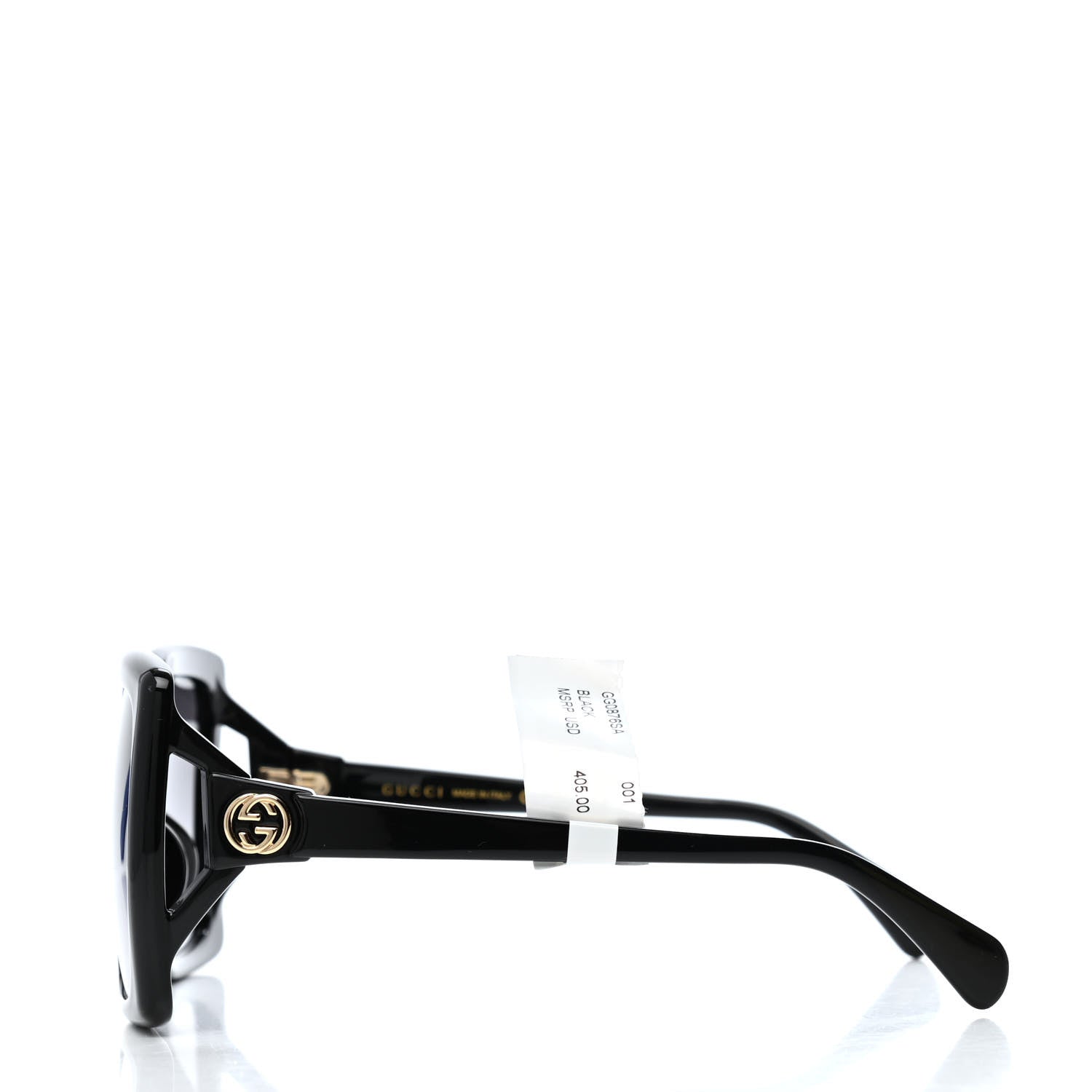 Gucci Acetate Square Frame Sunglasses GG0876SA Black 3 of 4