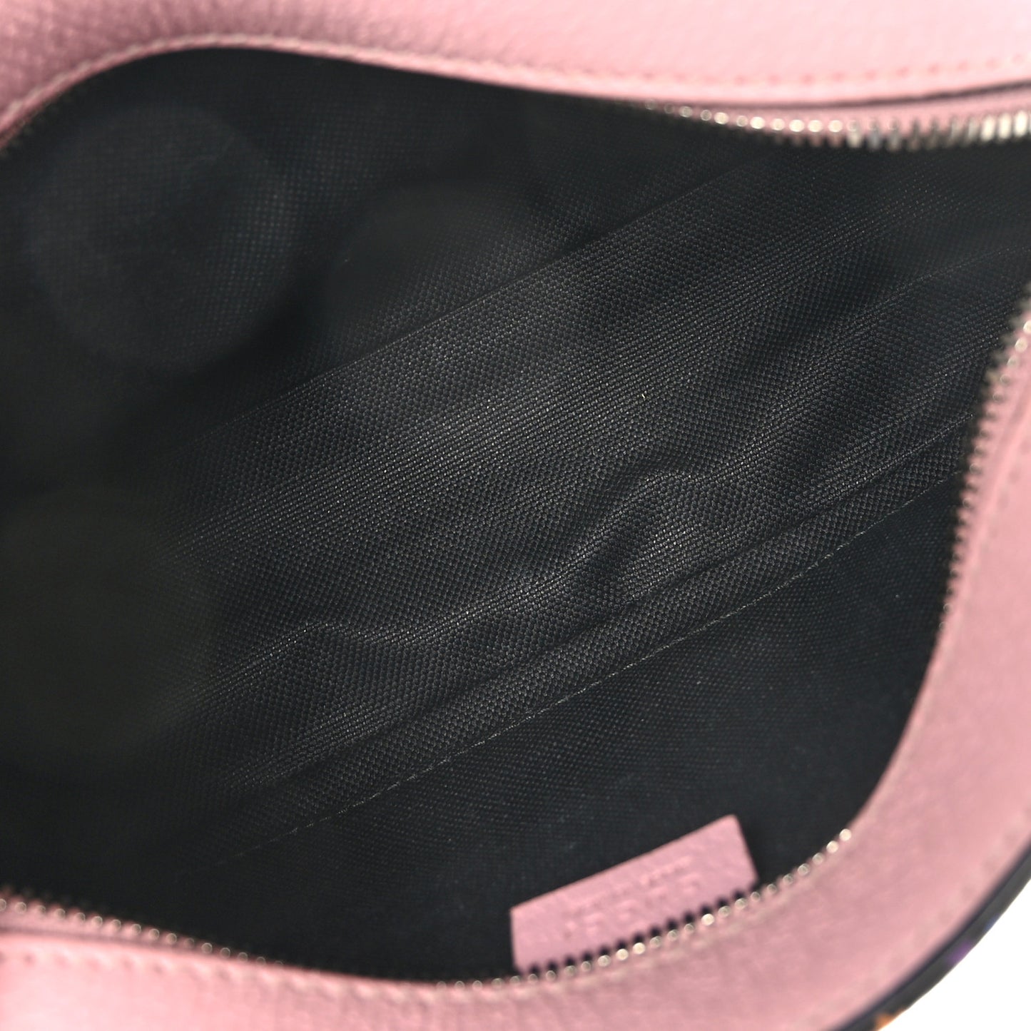 GG Supreme Monogram Psychedelic Shoulder Bag Black Multicolor Sugar Pink