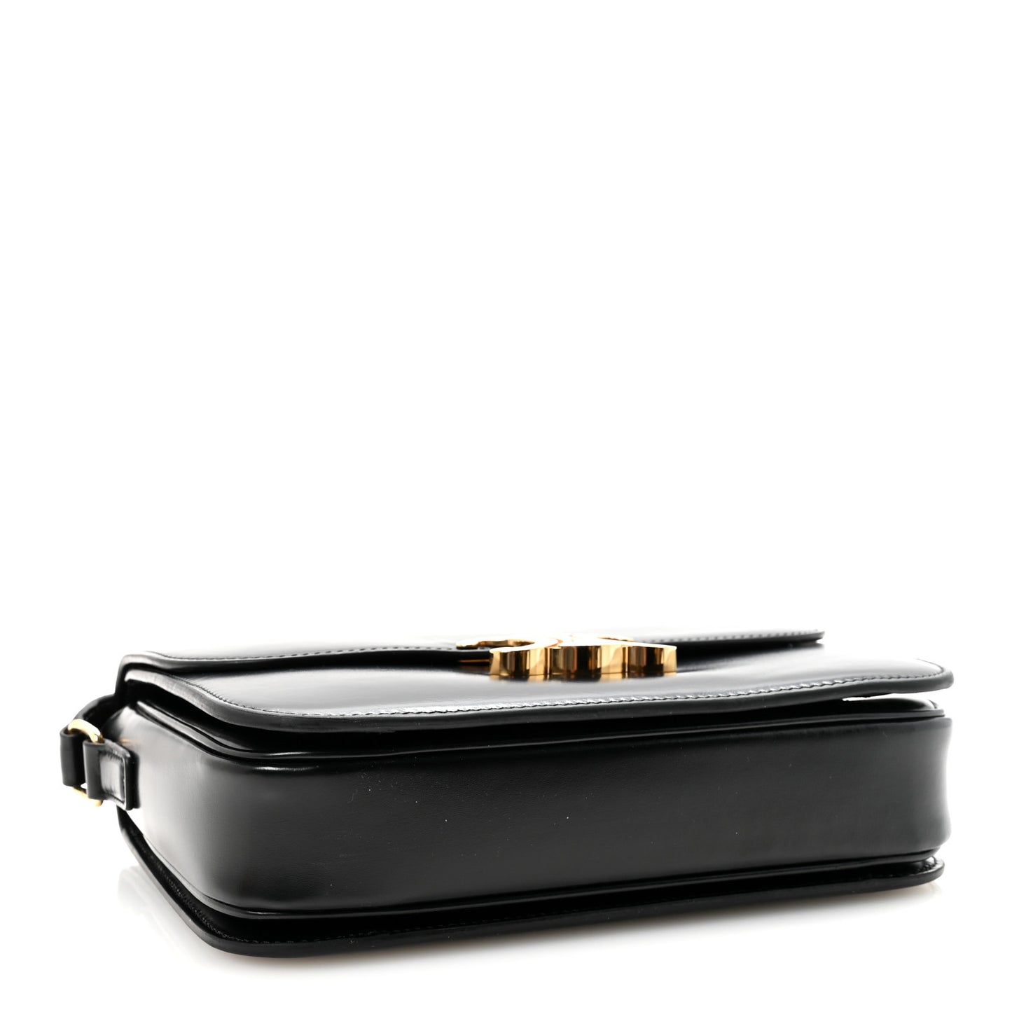Shiny Calfskin Medium Triomphe Black