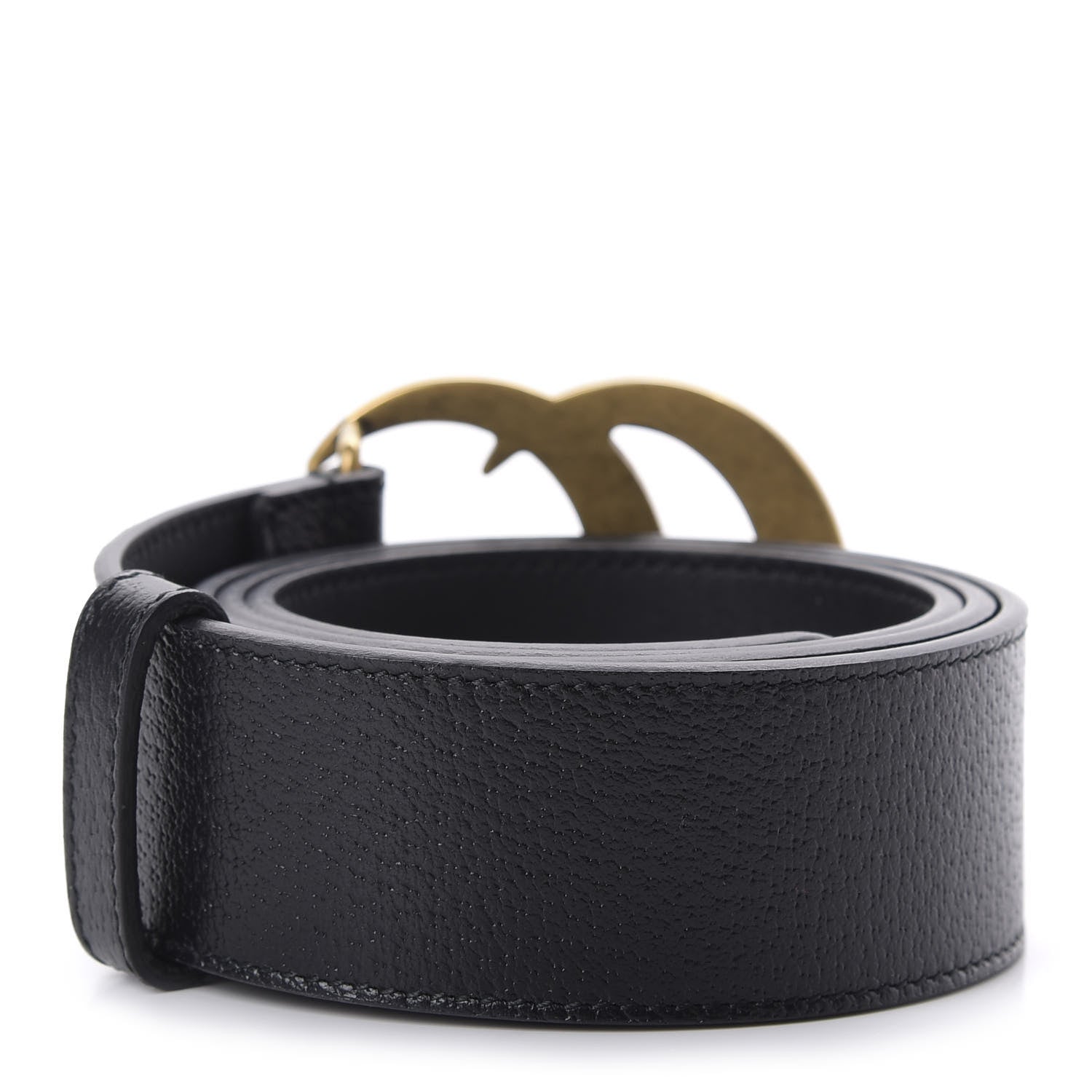 Gucci Textured Calfskin Double G 40mm Belt 90 36 Black 2 of 5