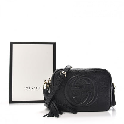 Gucci Pebbled Calfskin Small Soho Disco Bag Black 10 of 10