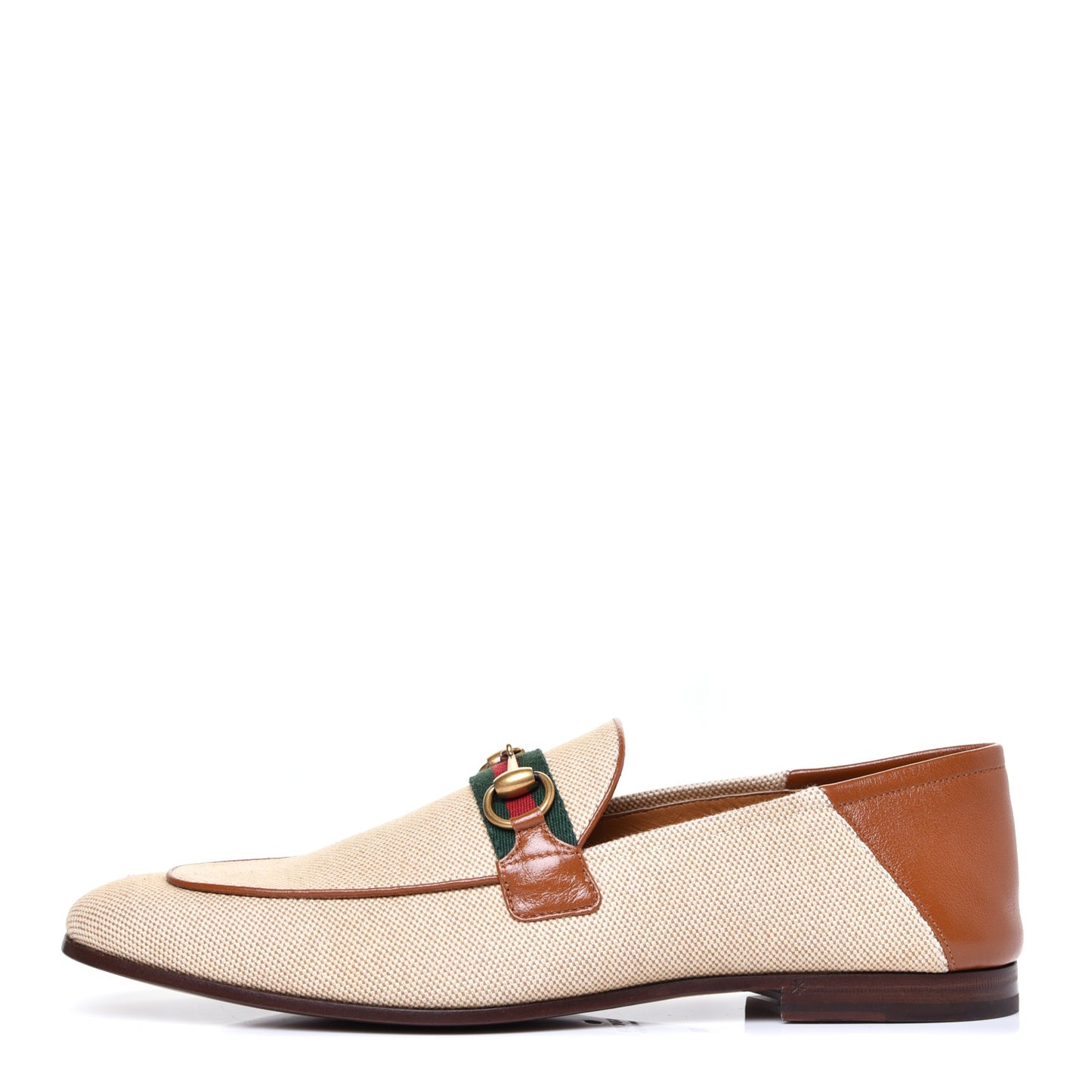 Canvas Web Mens Brixton Horsebit Loafers 10 Sand Light Cuir
