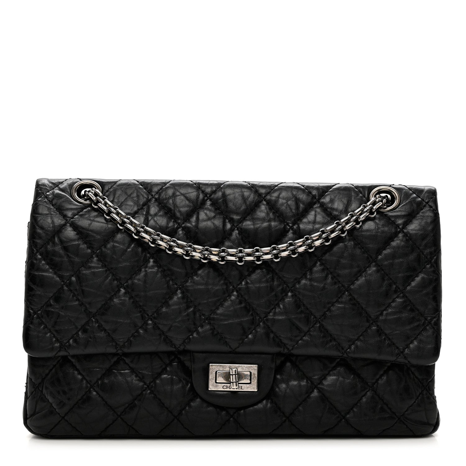 Chanel Aged Calfskin Quilted 2.55 Reissue 227 Flap Black 1 of 10