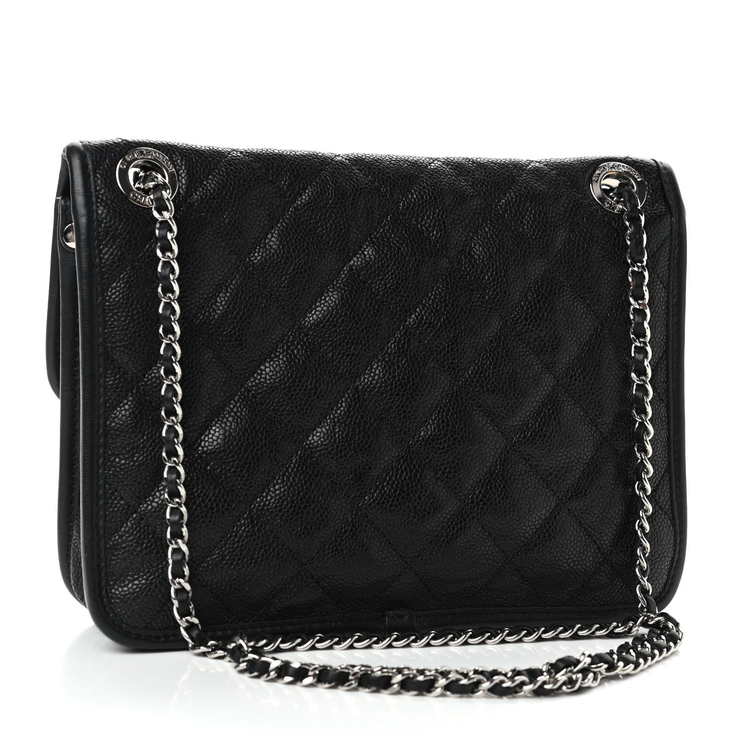 Chanel Caviar Quilted Mini French Riviera Flap Black 2 of 5