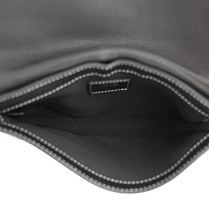 Christian Dior X KAWS Grained Calfskin Saddle Pouch Black 5 of 10