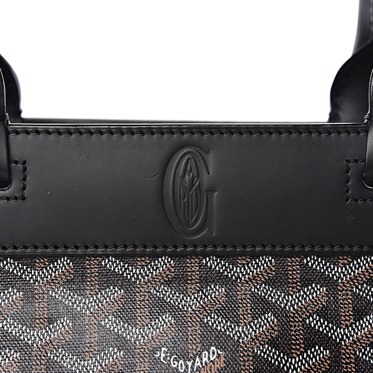 Goyard Goyardine Bellechasse GM Tote Black 7 of 16