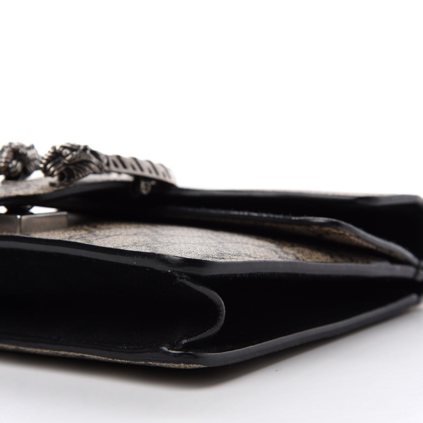 GG Supreme Monogram Mini Dionysus Shoulder Bag Black