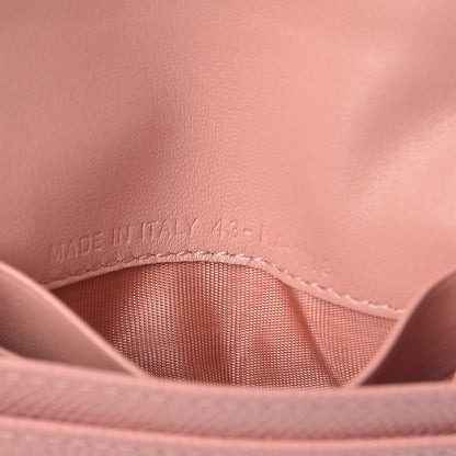 Christian Dior Grained Calfskin Saddle Card Holder Pink 7 of 8