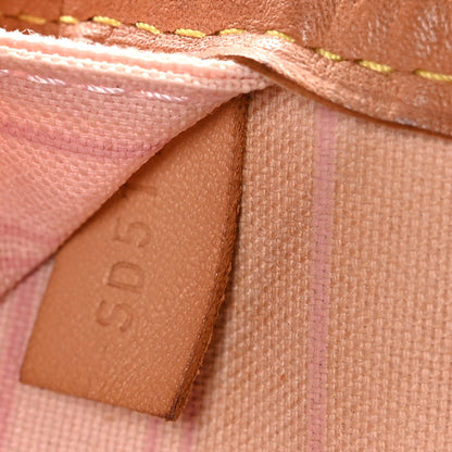 Louis Vuitton Damier Azur Neo Neverfull MM Rose Ballerine 8 of 15