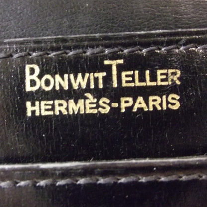 Hermes Box Leather Sac Cordeliere Shoulder Bag Black 7 of 9