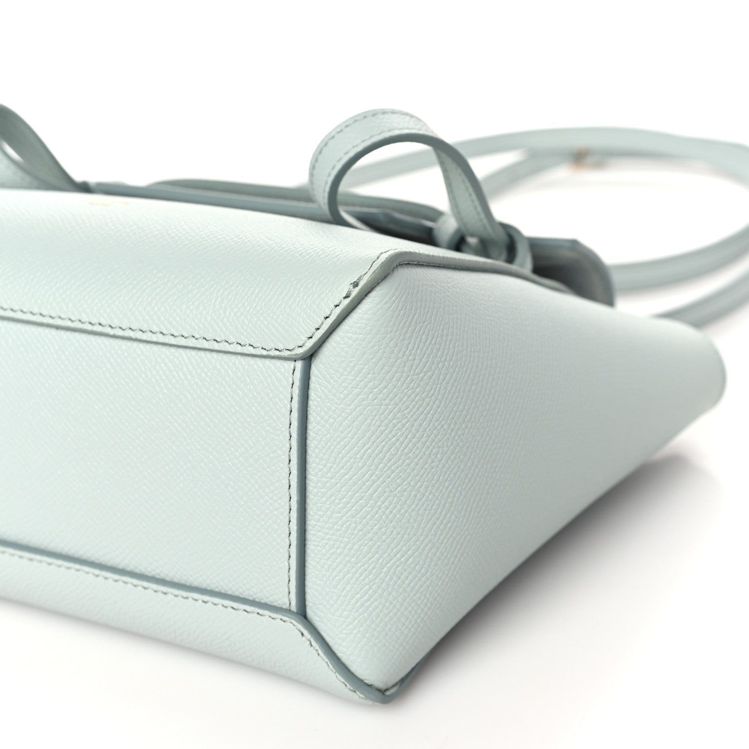 Celine Grained Calfskin Nano Belt Bag Soft Blue 9 of 9
