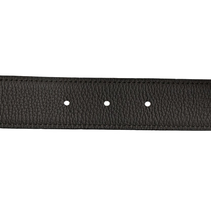 Hermes Box Togo 32mm Martelee H Belt 85 95/38 Black Etain 5 of 6