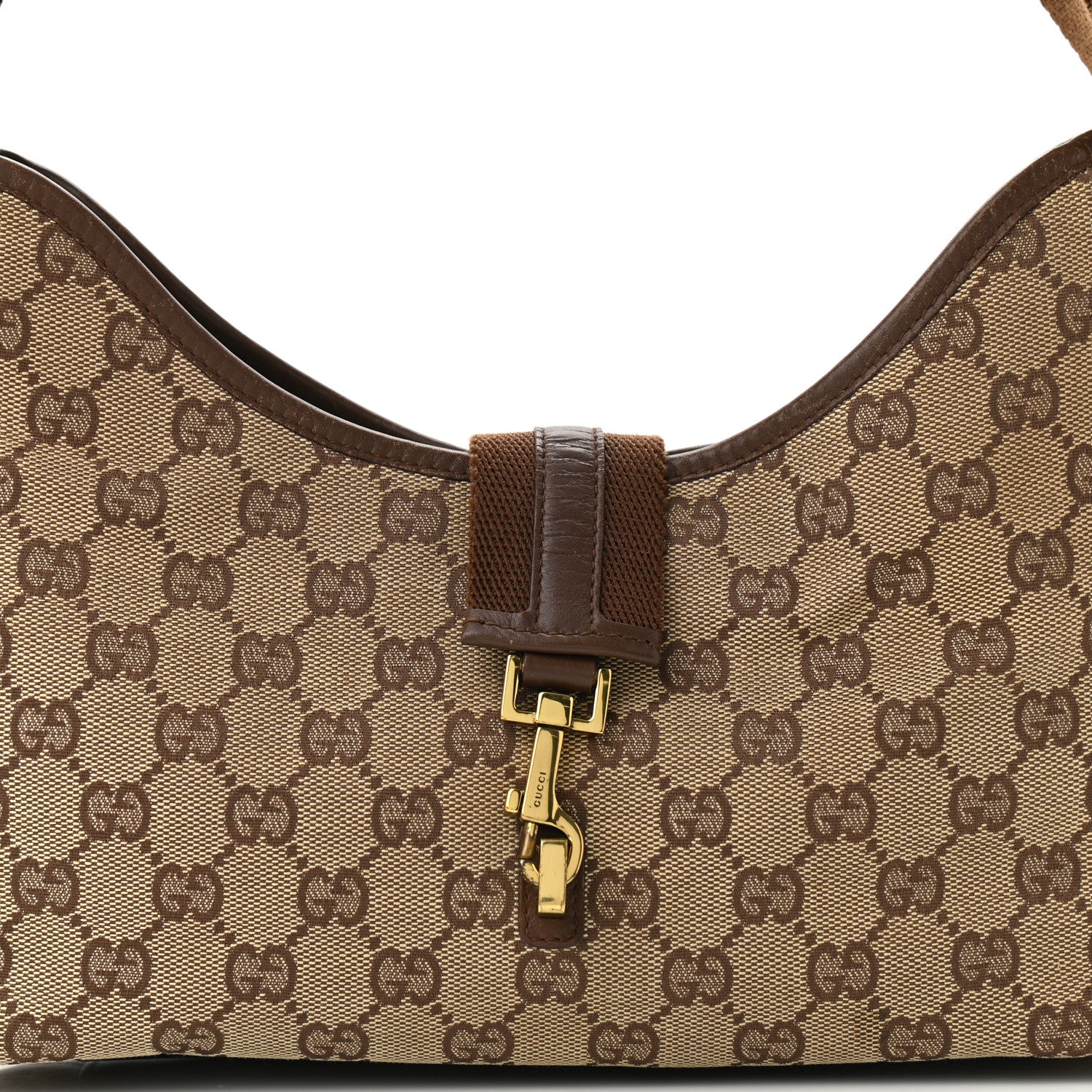 Gucci Monogram Shoulder Bag Brown 7 of 9