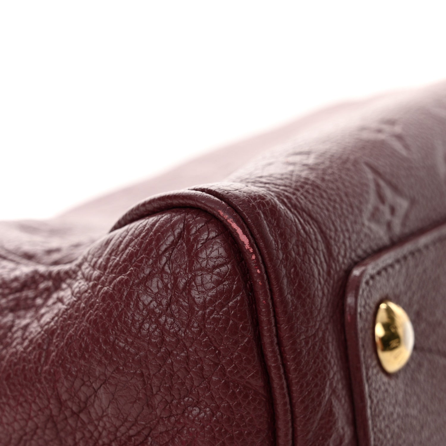 Louis Vuitton Empreinte Monogram Speedy Bandouliere 25 Wine 11 of 13