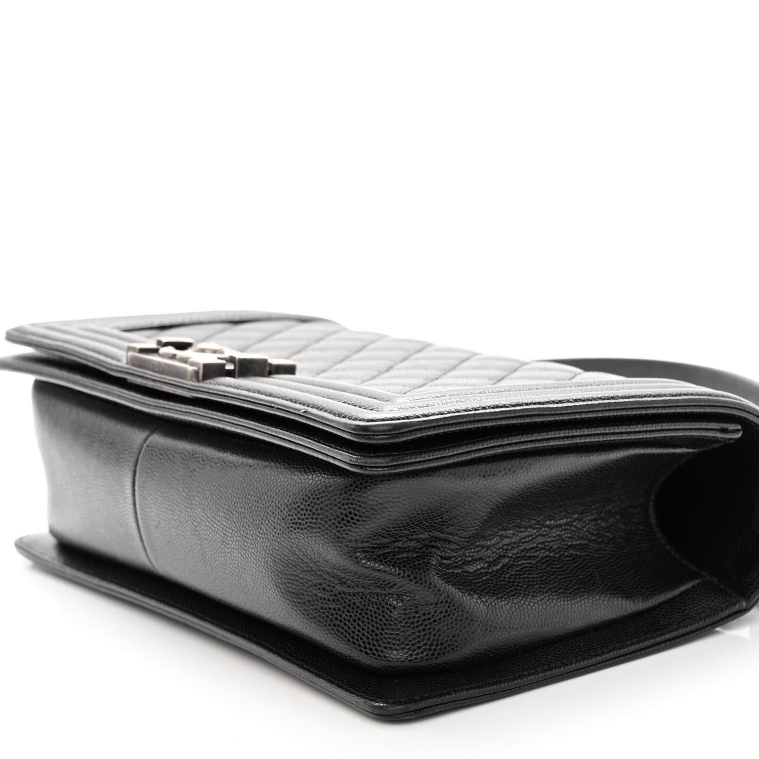 Chanel Caviar Quilted Medium Boy Flap Black 10 of 11