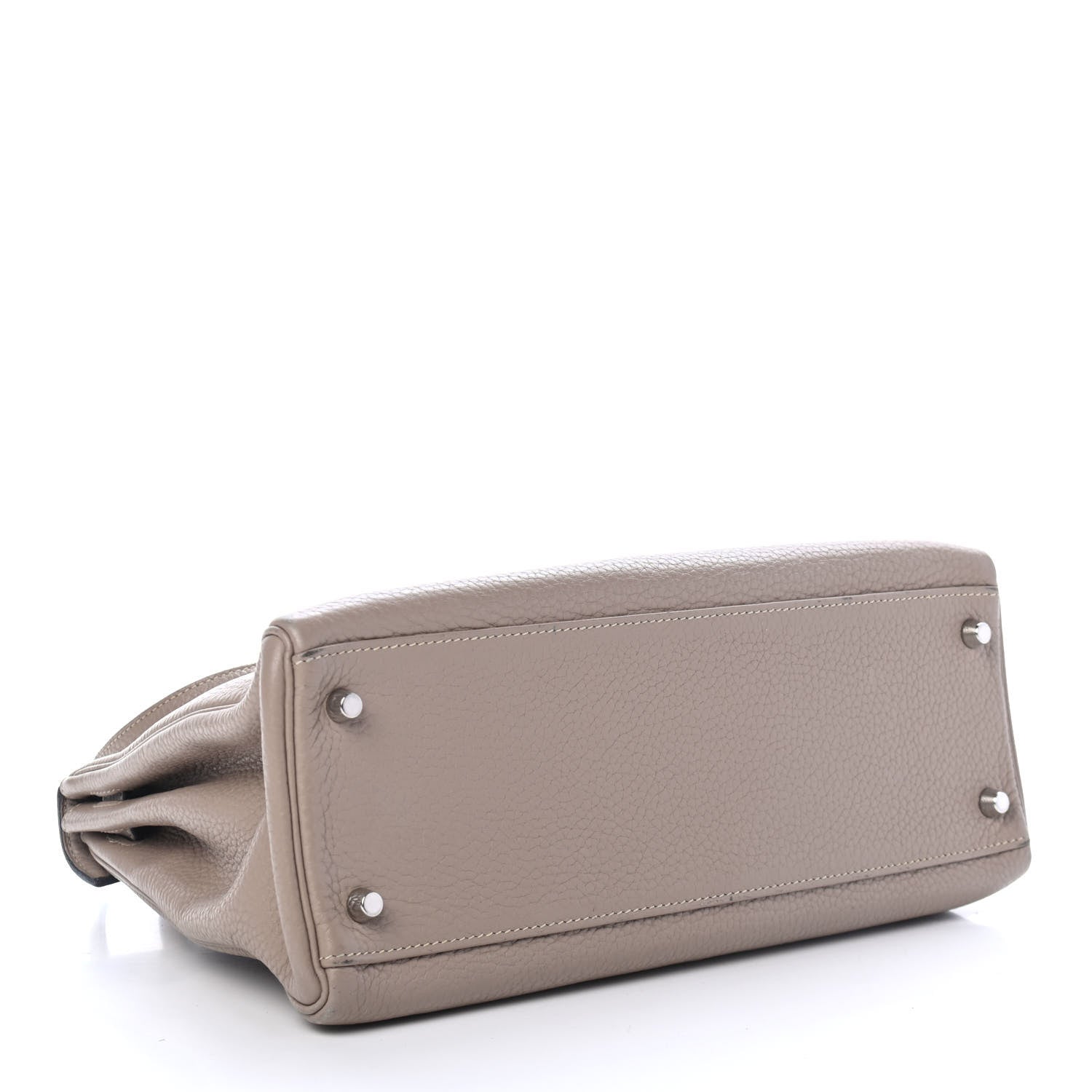 Hermes Taurillon Clemence Kelly Retourne 32 Gris Tourterelle 3 of 8