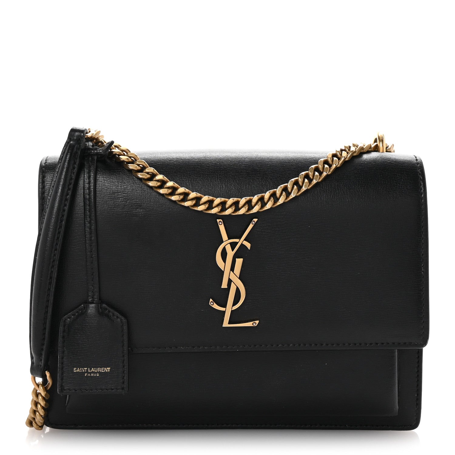 Saint Laurent Calfskin Medium Monogram Sunset Black 1 of 9