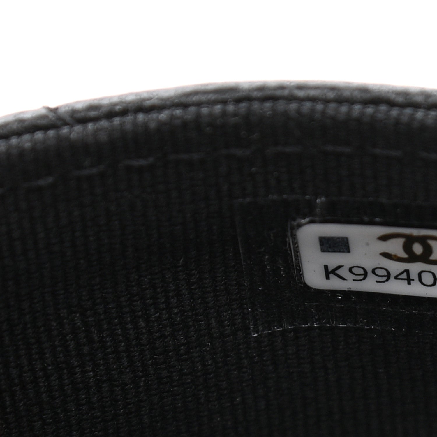 Chanel Lambskin Quilted Chanel 19 Flap Card Holder Black 8 of 9