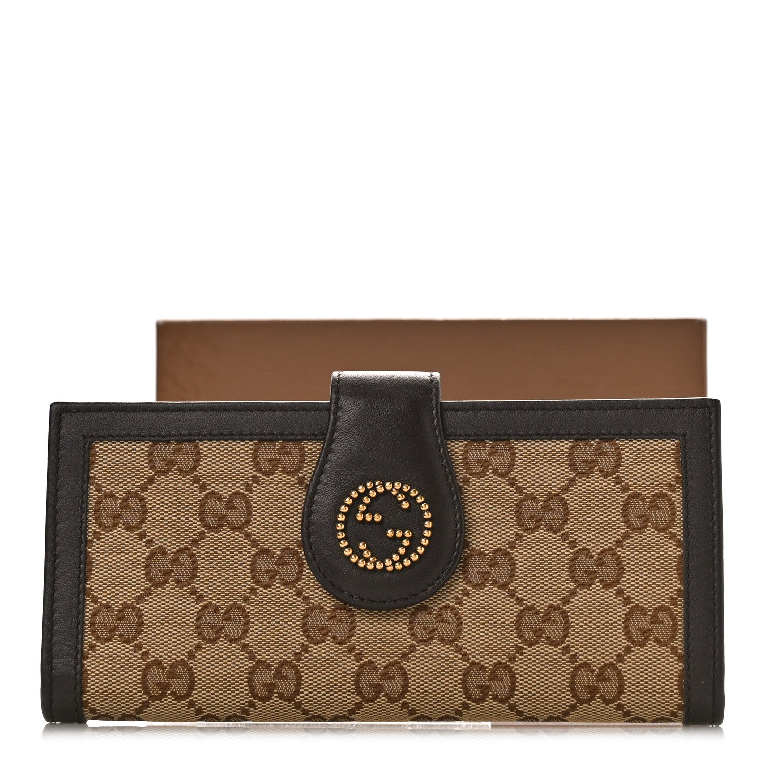 Gucci Monogram Scarlett Continental Wallet Dark Brown 9 of 9
