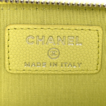 Chanel Caviar Key Holder Case Light Pink Light Green 6 of 11