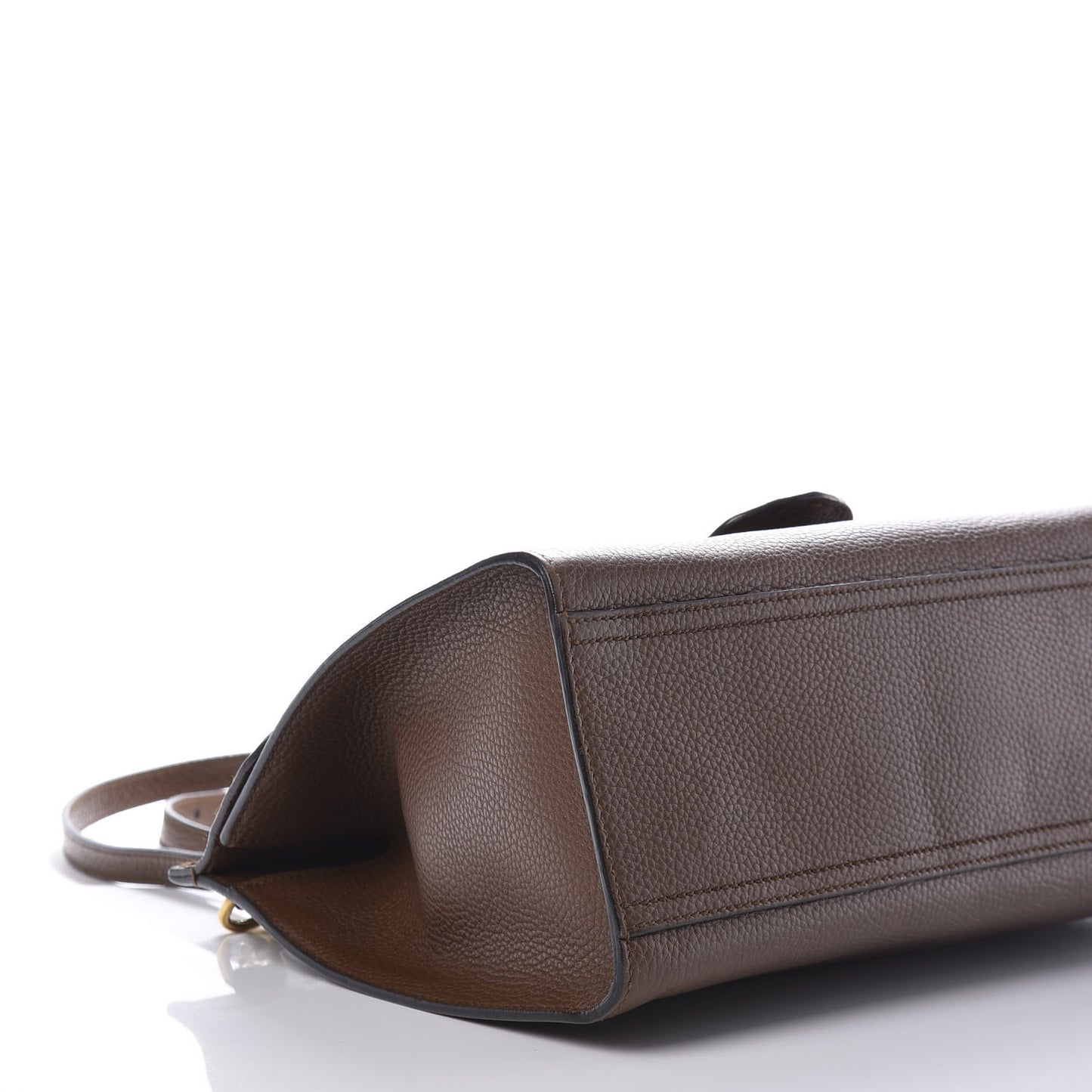 Calfskin Small GG Marmont Top Handle Bag Brown