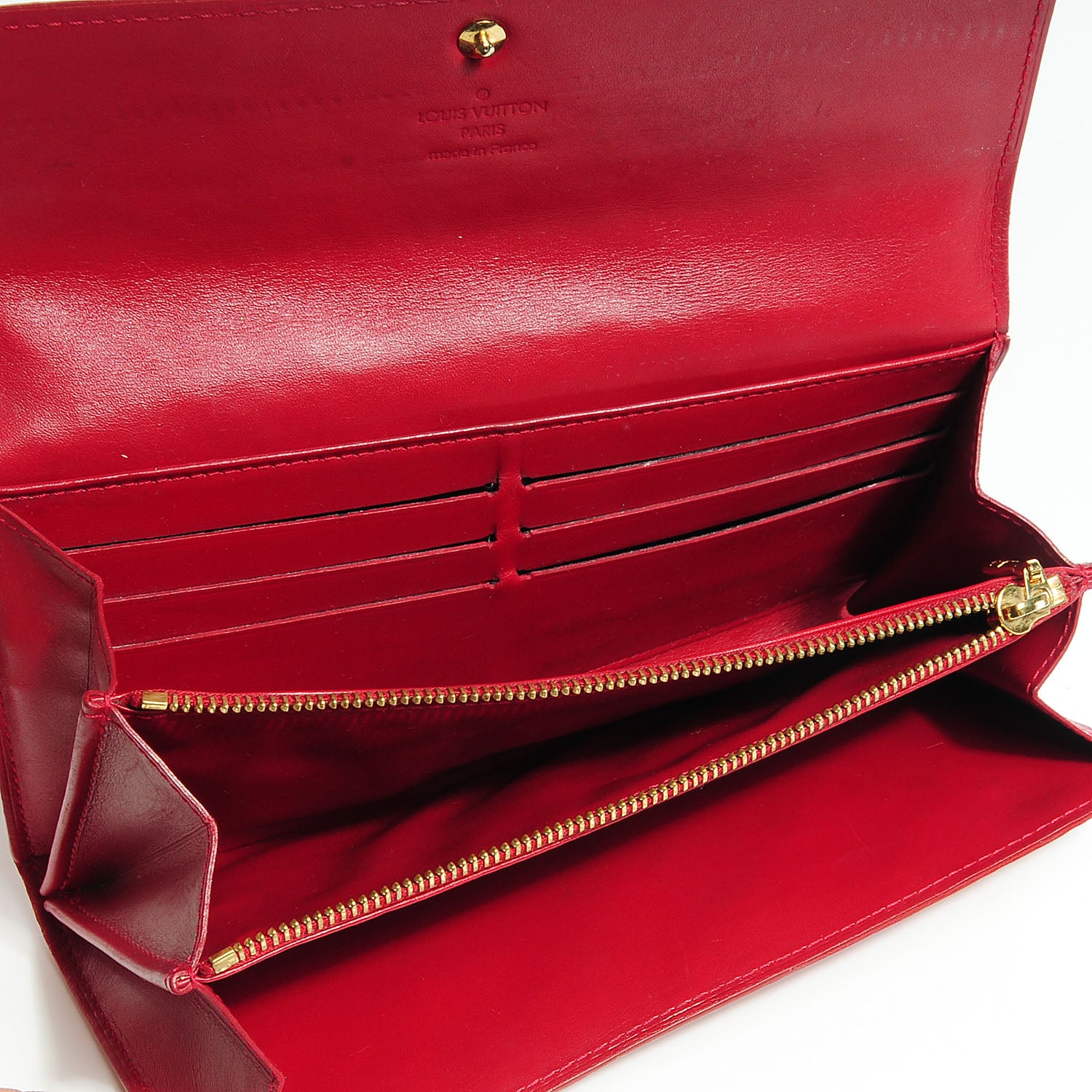 Louis Vuitton Vernis Sarah Wallet Pomme D'Amour 6 of 8