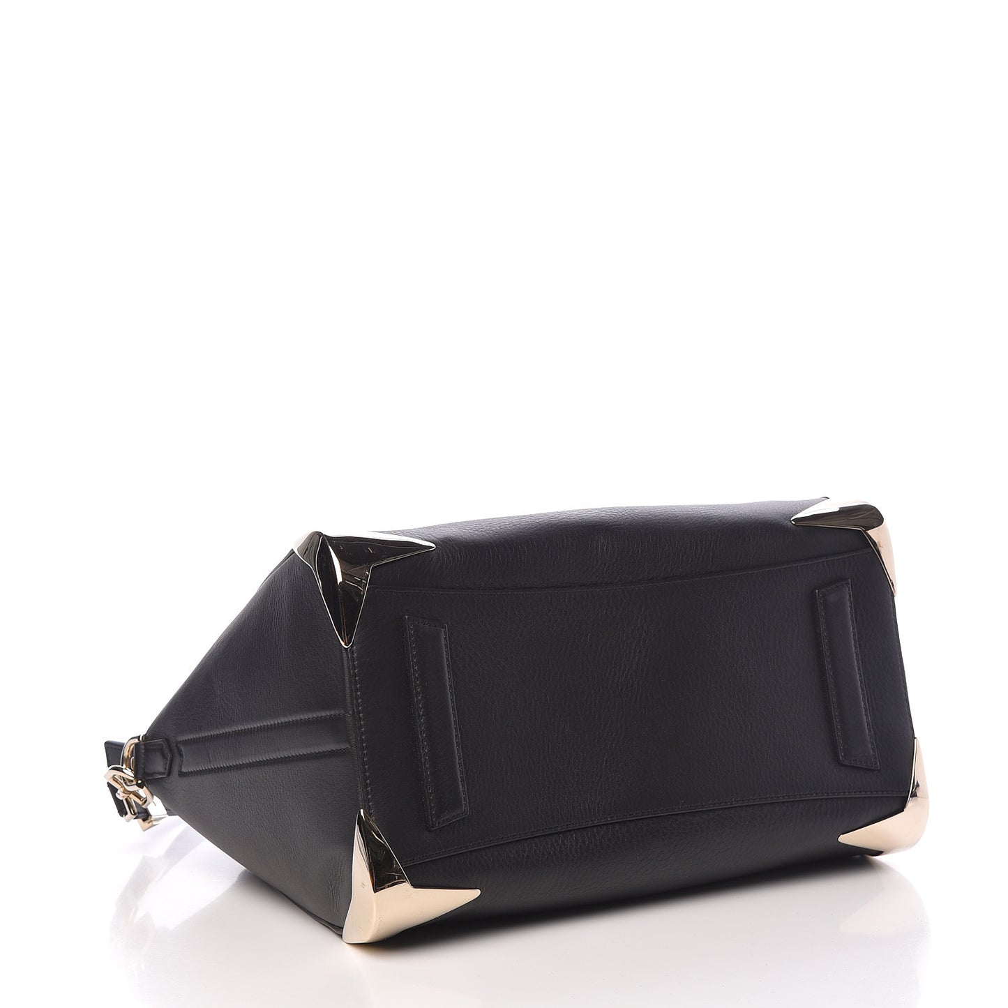 Calfskin Metal Corners Medium Antigona Black