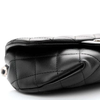 Chanel Calfskin Quilted CC Uniform Flap Belt Bag Black 10 of 11