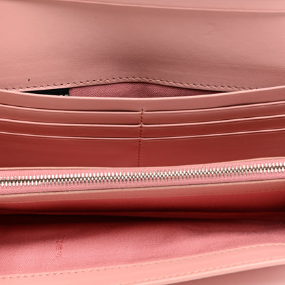Fendi Vitello Elite Century Hypnoteyes Studded Continental Wallet Bubblegum Multicolor 4 of 8