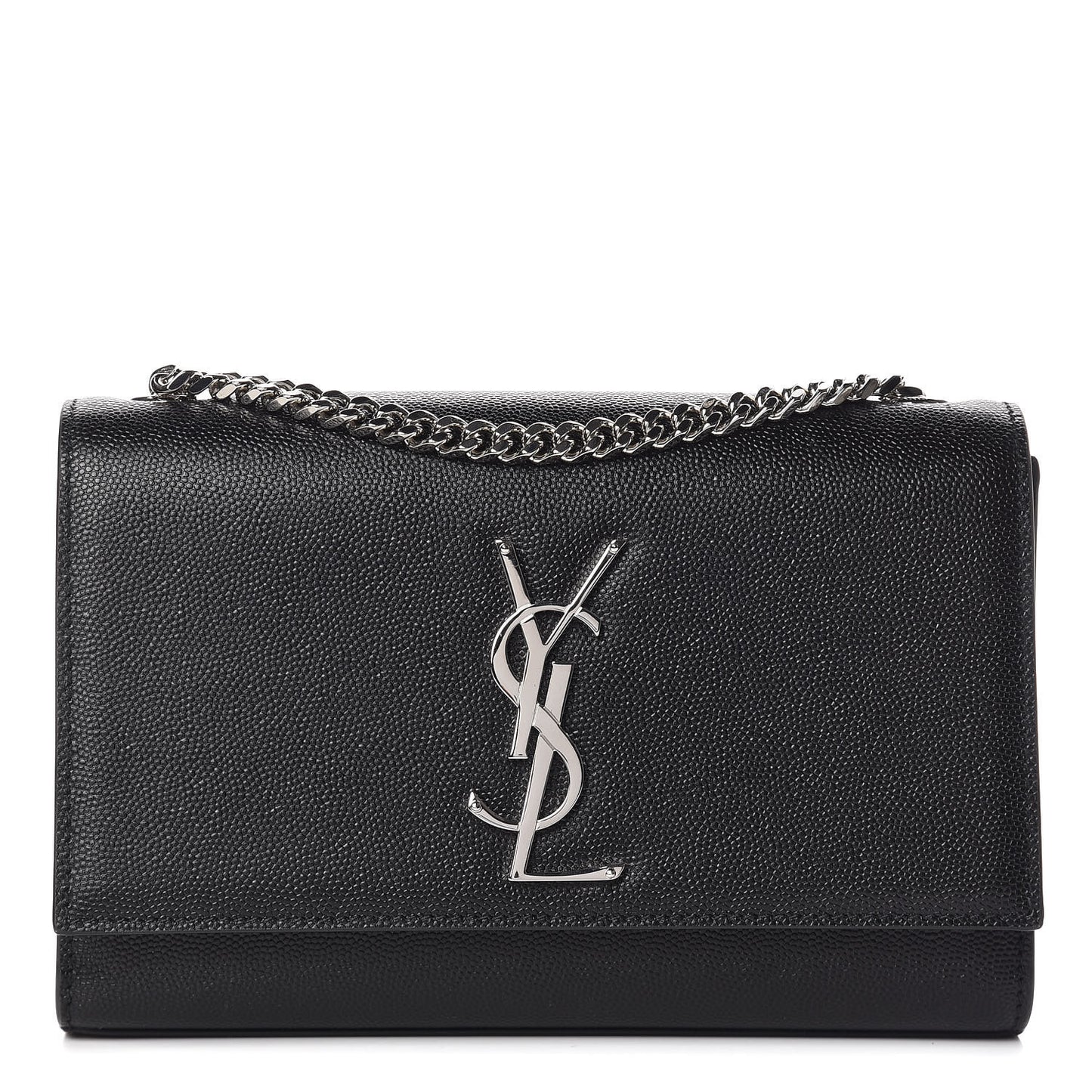Grain De Poudre Small Monogram Kate Satchel Black