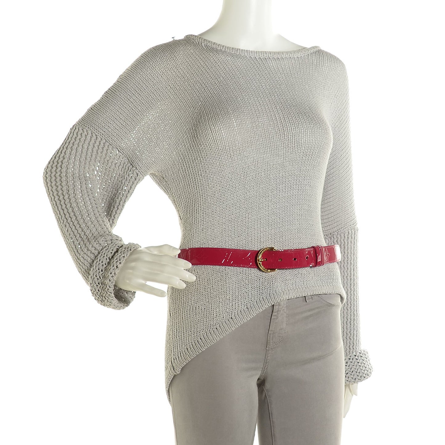 Vernis Ceinture 30mm Belt 90 36 Rose Indien
