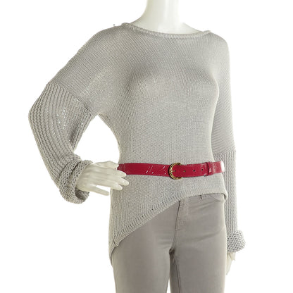 Louis Vuitton Vernis Ceinture 30mm Belt 90 36 Rose Indien 2 of 8