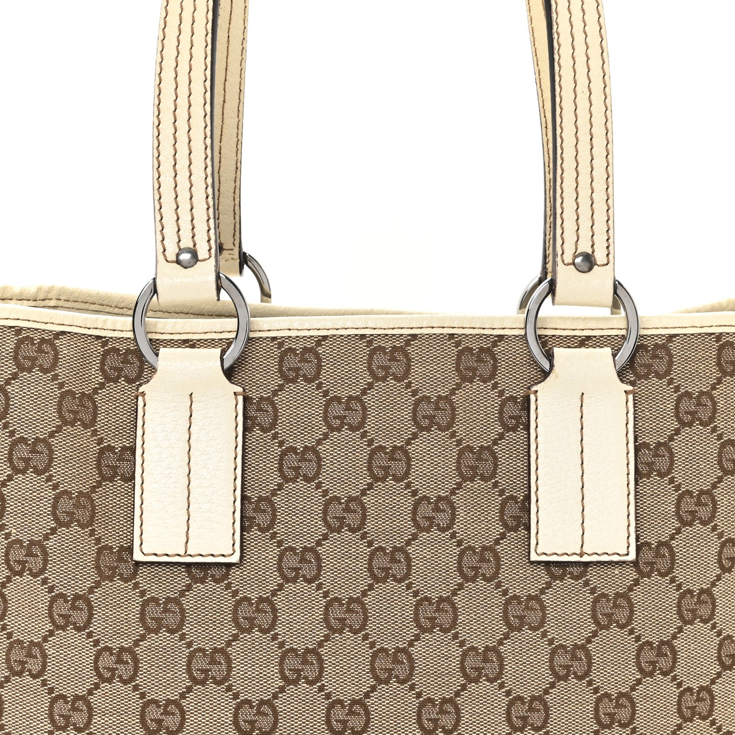 Monogram Medium Tote Off White
