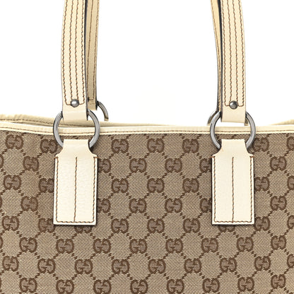 Gucci Monogram Medium Tote Off White 8 of 10
