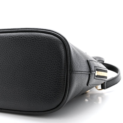 Gucci Dollar Calfskin Small GG Charm Dome Bag Black 10 of 11