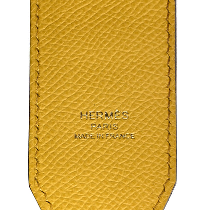 Hermes Epsom 40mm Hexagone Tressage Shoulder Strap Rouge H Jaune de Naples Gold 4 of 6