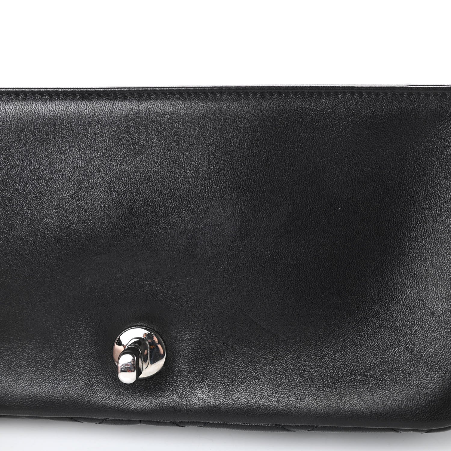 Chanel Shearling Lambskin Medium Chanel 100% Flap Black 11 of 14