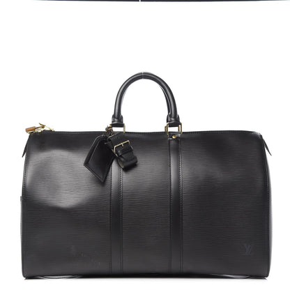 Louis Vuitton Epi Keepall 45 Black 1 of 13