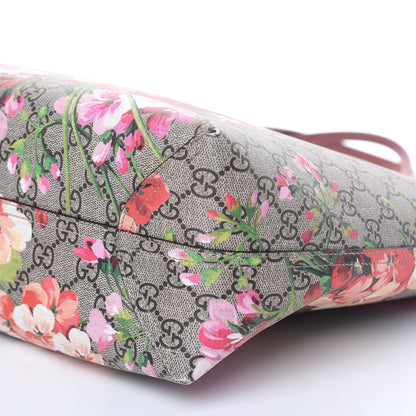 Gucci GG Supreme Monogram Blooms Medium Reversible Tote Beige Multicolor Dry Rose 10 of 16