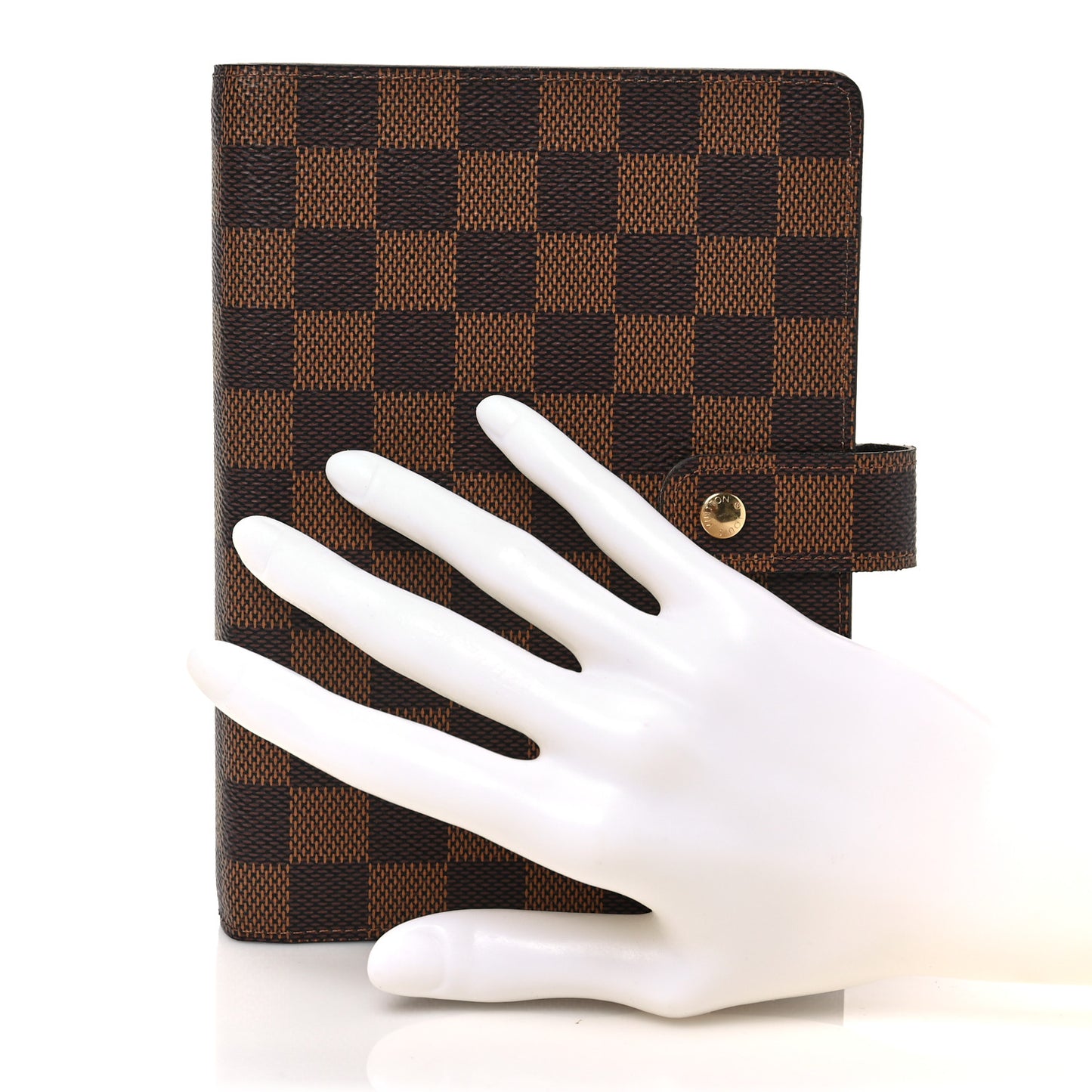 Damier Ebene Medium Ring Agenda Cover