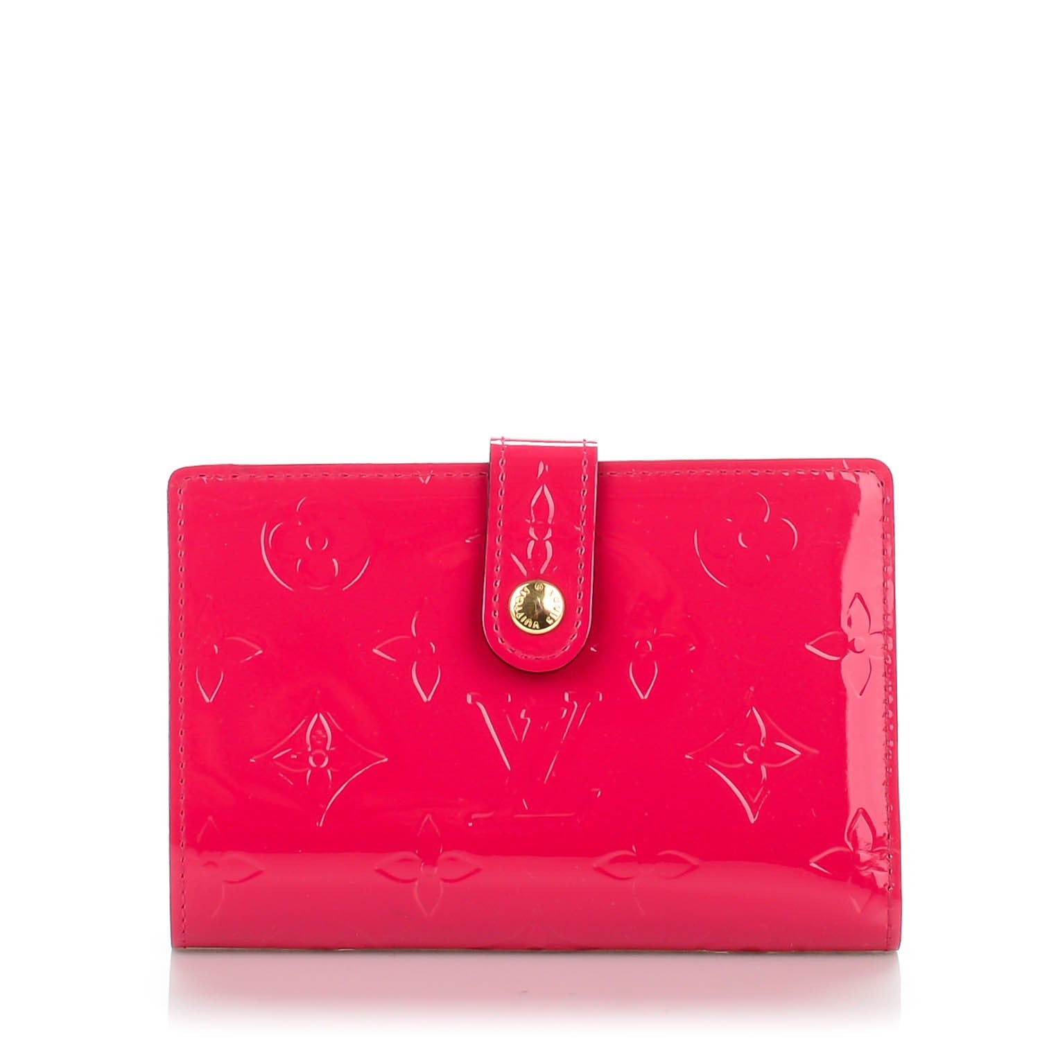 Louis Vuitton Vernis French Purse Wallet Rose Indien 1 of 7