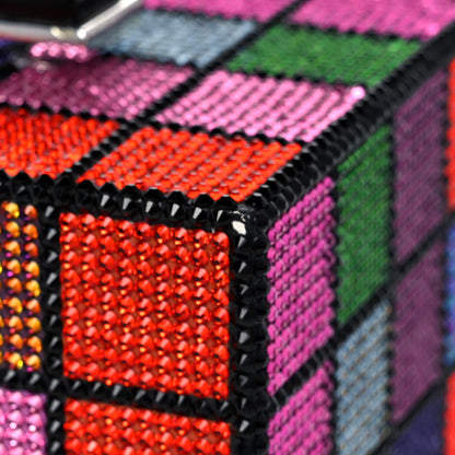 Judith Leiber Crystal Rubix Cube Clutch Multicolor 12 of 14
