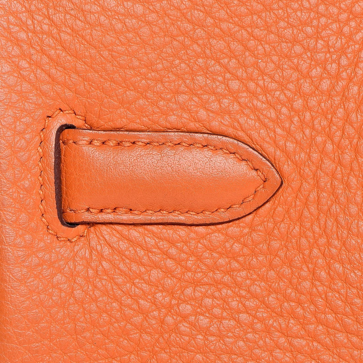 Hermes Taurillon Clemence Birkin 30 Orange 18 of 39