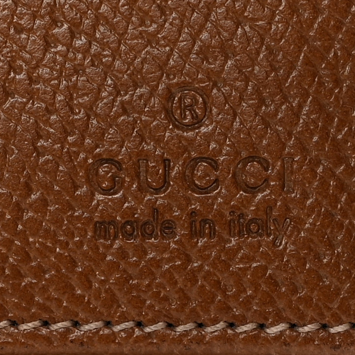 Calfskin GG Supreme Monogram Continental Wallet Beige Ebony